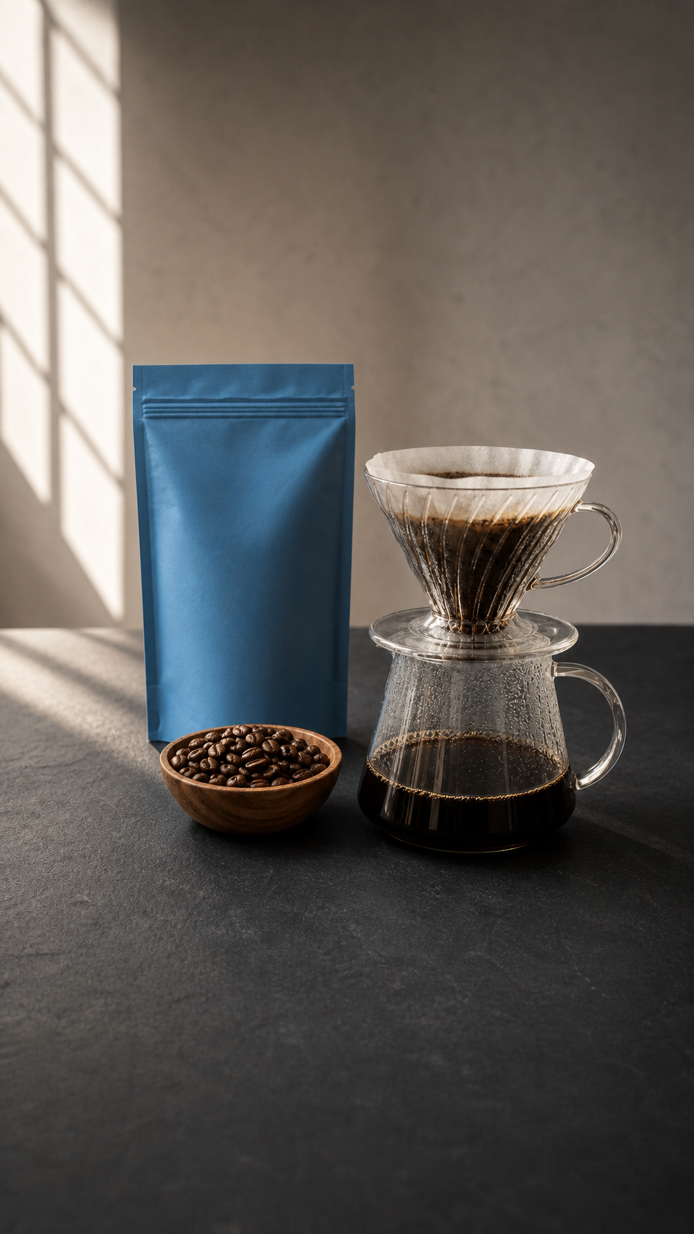 Preparare cafea chemex filtru sticla Dose cafea de specialitate