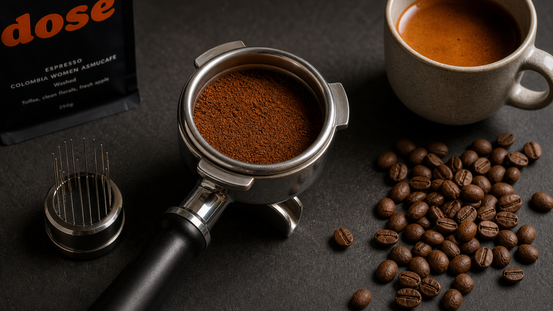 Espresso dose doza ideala 18g cafea de specialitate Dose Dorobanti 56 extraction